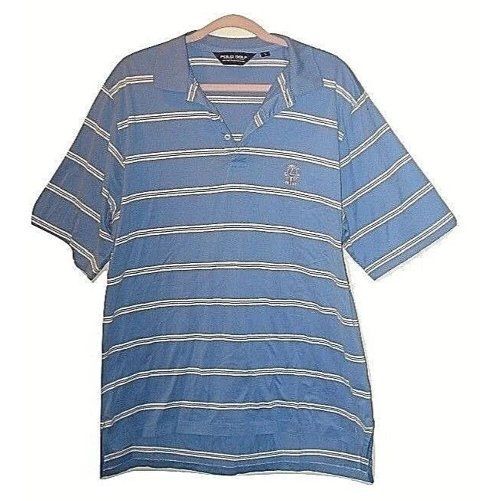 Ralph Lauren Polo Golf Shirt Linville Golf Club Pima Cotton Mens SIZE L